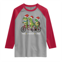 Subtle FDT Christmas Raglan Shirt Frog Dinosaur Turtle Political Satire - Wonder Print Shop