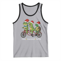 Subtle FDT Christmas Tank Top Frog Dinosaur Turtle Political Satire - Wonder Print Shop