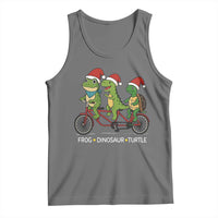 Subtle FDT Christmas Tank Top Frog Dinosaur Turtle Political Satire - Wonder Print Shop