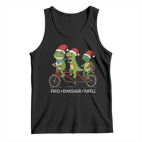 Subtle FDT Christmas Tank Top Frog Dinosaur Turtle Political Satire - Wonder Print Shop