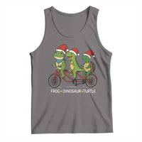 Subtle FDT Christmas Tank Top Frog Dinosaur Turtle Political Satire - Wonder Print Shop