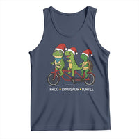 Subtle FDT Christmas Tank Top Frog Dinosaur Turtle Political Satire - Wonder Print Shop