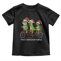 Subtle FDT Christmas Toddler T Shirt Frog Dinosaur Turtle Political Satire - Wonder Print Shop