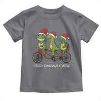 Subtle FDT Christmas Toddler T Shirt Frog Dinosaur Turtle Political Satire - Wonder Print Shop