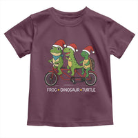 Subtle FDT Christmas Toddler T Shirt Frog Dinosaur Turtle Political Satire - Wonder Print Shop
