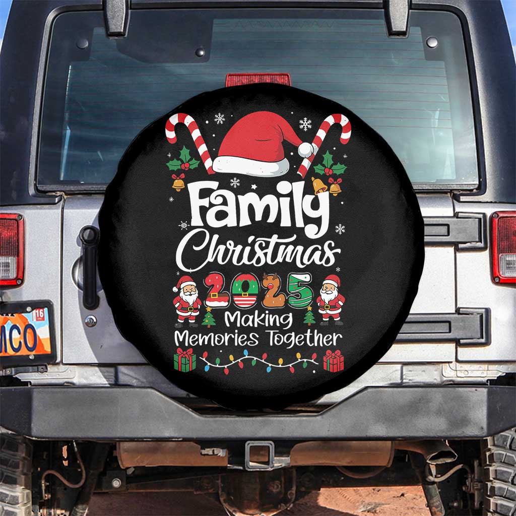 Family Christmas 2025 Spare Tire Cover Matching Xmas Squad Santa - Wonder Print Shop