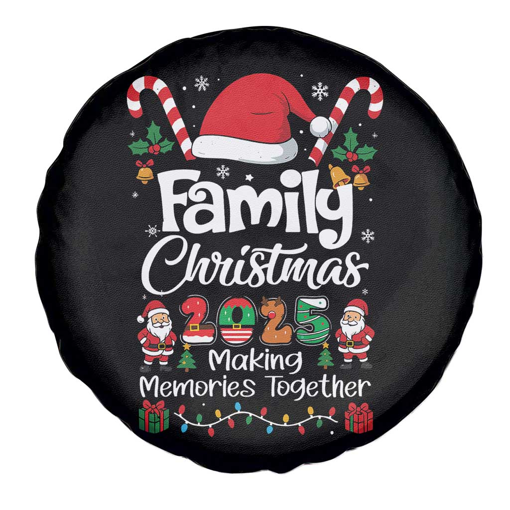 Family Christmas 2025 Spare Tire Cover Matching Xmas Squad Santa - Wonder Print Shop