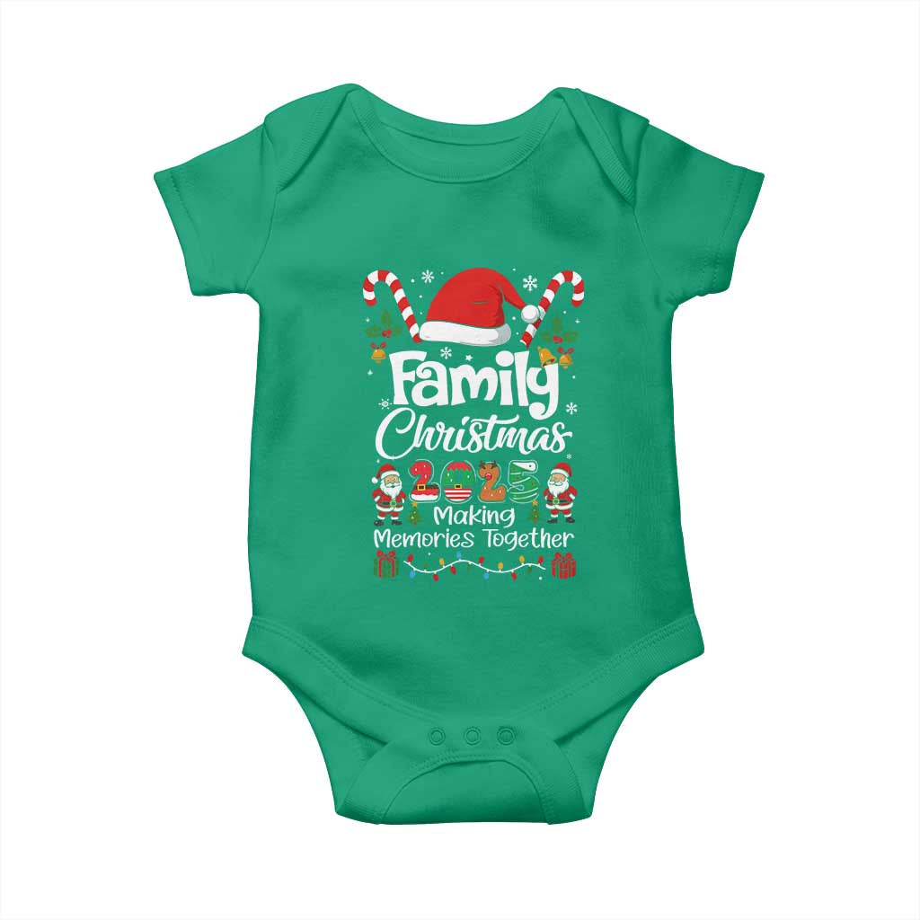 Family Christmas 2025 Baby Onesie Matching Xmas Squad Santa - Wonder Print Shop