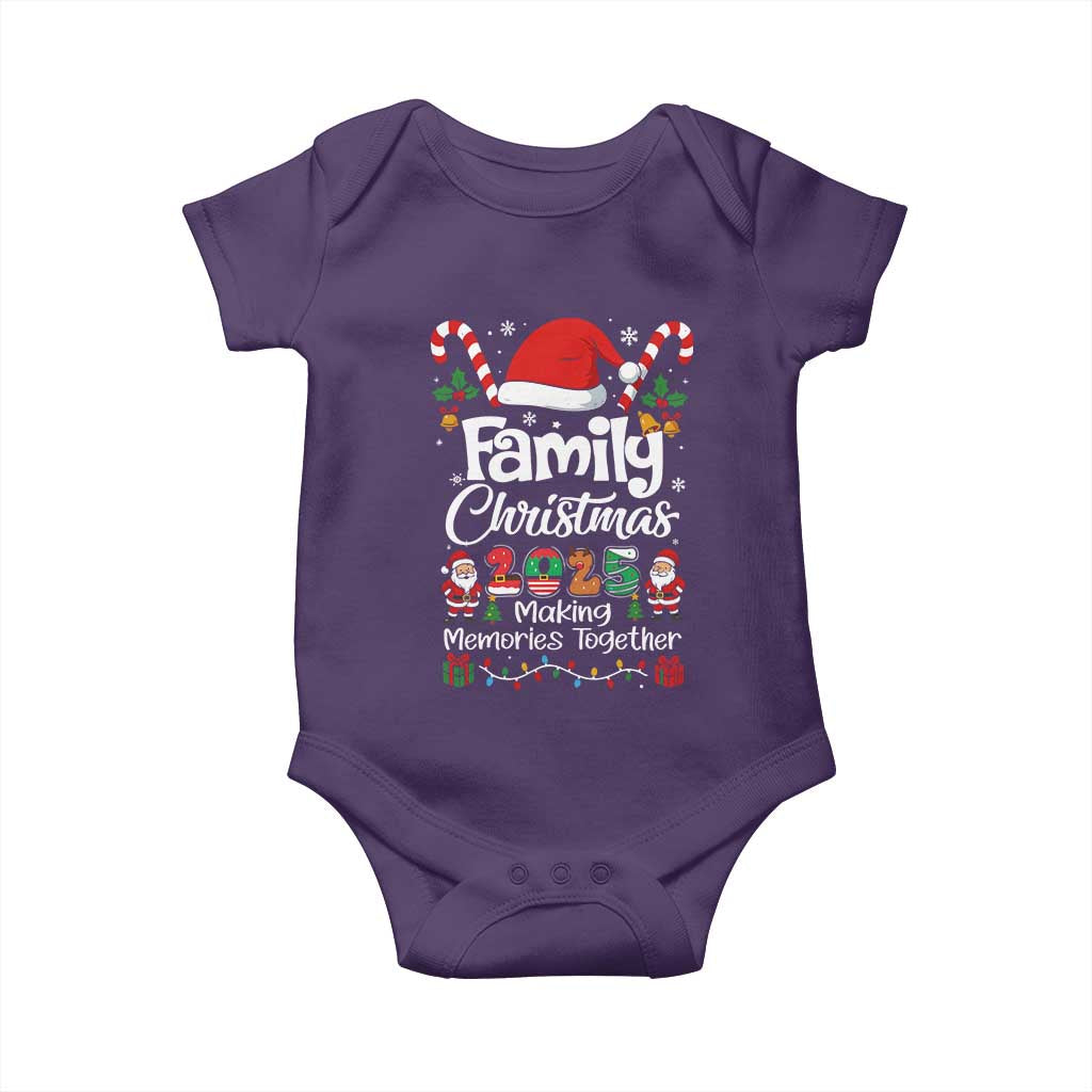 Family Christmas 2025 Baby Onesie Matching Xmas Squad Santa - Wonder Print Shop