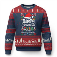 Family Xmas 2025 Ugly Christmas Sweater Matching Xmas Squad Santa - Wonder Print Shop