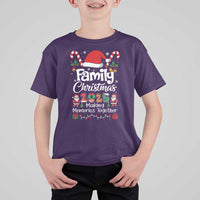 Family Christmas 2025 T Shirt For Kid Matching Xmas Squad Santa - Wonder Print Shop
