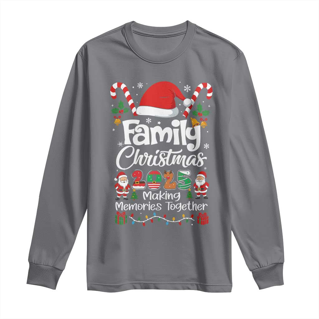 Family Christmas 2025 Long Sleeve Shirt Matching Xmas Squad Santa - Wonder Print Shop