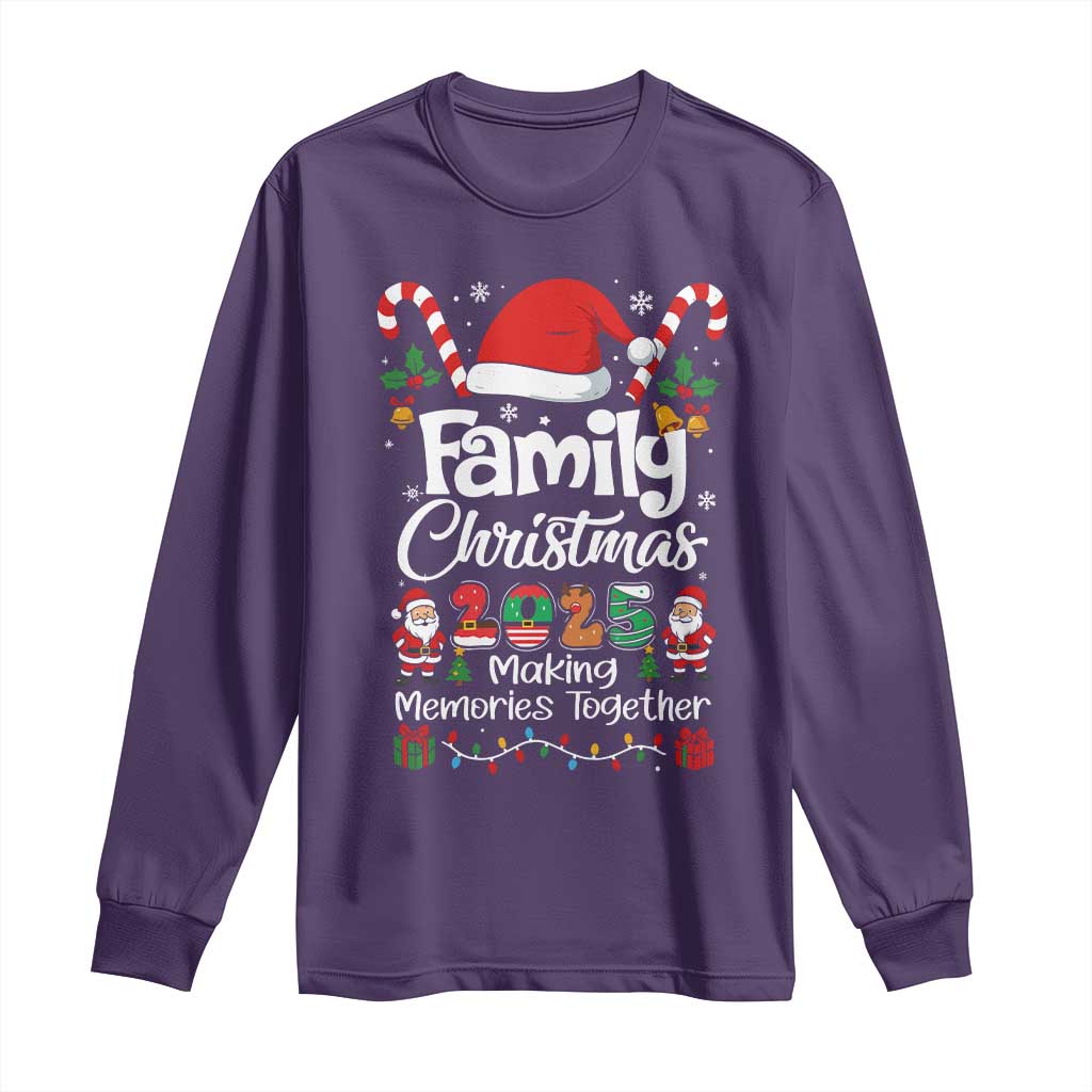 Family Christmas 2025 Long Sleeve Shirt Matching Xmas Squad Santa - Wonder Print Shop