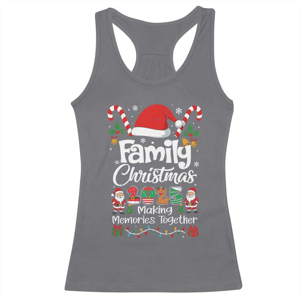 Family Christmas 2025 Racerback Tank Top Matching Xmas Squad Santa - Wonder Print Shop
