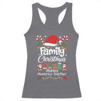 Family Christmas 2025 Racerback Tank Top Matching Xmas Squad Santa - Wonder Print Shop