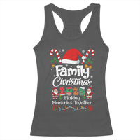 Family Christmas 2025 Racerback Tank Top Matching Xmas Squad Santa - Wonder Print Shop