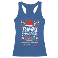 Family Christmas 2025 Racerback Tank Top Matching Xmas Squad Santa - Wonder Print Shop