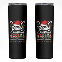 Family Christmas 2025 Skinny Tumbler Matching Xmas Squad Santa - Wonder Print Shop