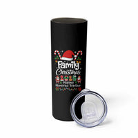 Family Christmas 2025 Skinny Tumbler Matching Xmas Squad Santa - Wonder Print Shop