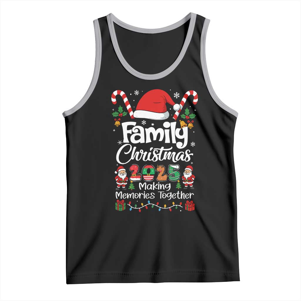 Family Christmas 2025 Tank Top Matching Xmas Squad Santa - Wonder Print Shop