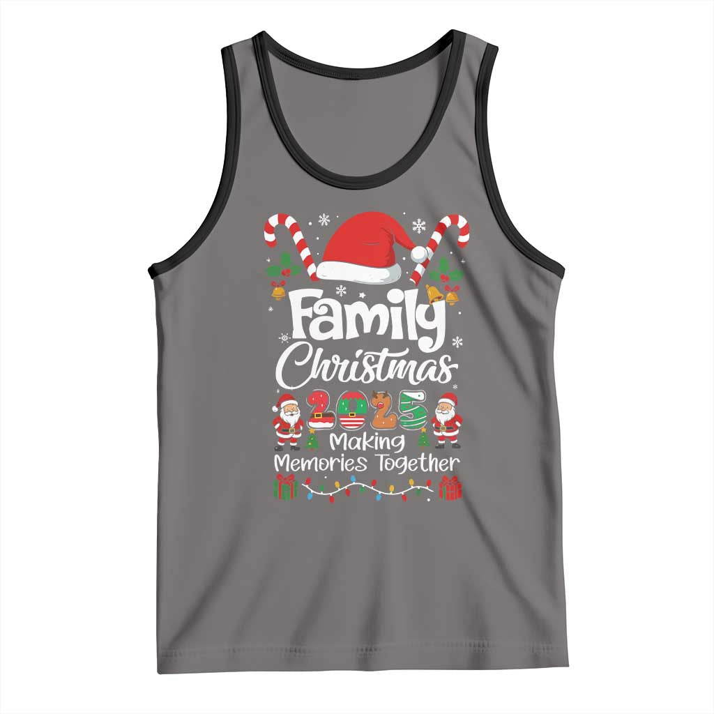 Family Christmas 2025 Tank Top Matching Xmas Squad Santa - Wonder Print Shop
