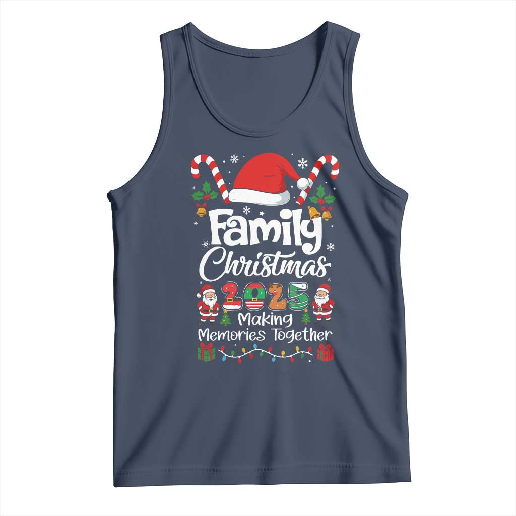 Family Christmas 2025 Tank Top Matching Xmas Squad Santa - Wonder Print Shop
