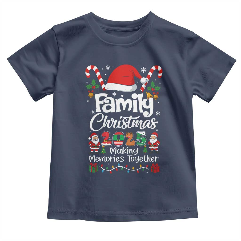 Family Christmas 2025 Toddler T Shirt Matching Xmas Squad Santa - Wonder Print Shop