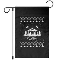 Nativity Scene Christmas Garden Flag Christian True Story Jesus Birth Ugly Xmas - Wonder Print Shop