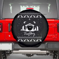 Nativity Scene Christmas Spare Tire Cover Christian True Story Jesus Birth Ugly Xmas - Wonder Print Shop