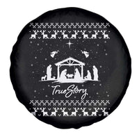Nativity Scene Christmas Spare Tire Cover Christian True Story Jesus Birth Ugly Xmas - Wonder Print Shop