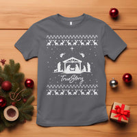 Nativity Scene Christmas T Shirt Christian True Story Jesus Birth Ugly Xmas - Wonder Print Shop