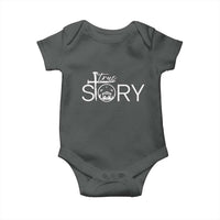 Christian True Story Baby Onesie Nativity Scene Christmas Faith Cross Jesus Birth - Wonder Print Shop