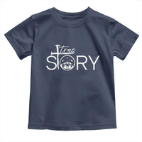 Christian True Story Toddler T Shirt Nativity Scene Christmas Faith Cross Jesus Birth - Wonder Print Shop