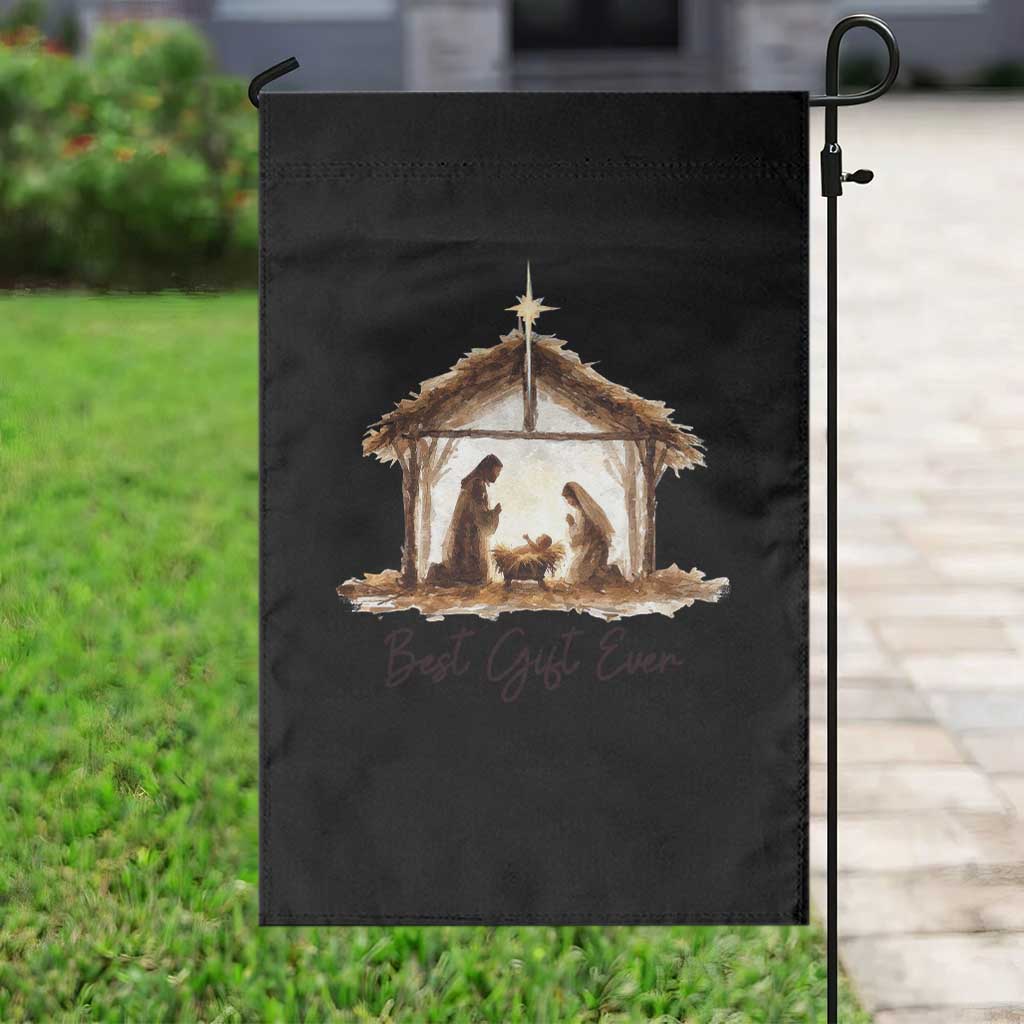 Nativity Scene Garden Flag Christian Christmas Jesus Best Gift Ever - Wonder Print Shop