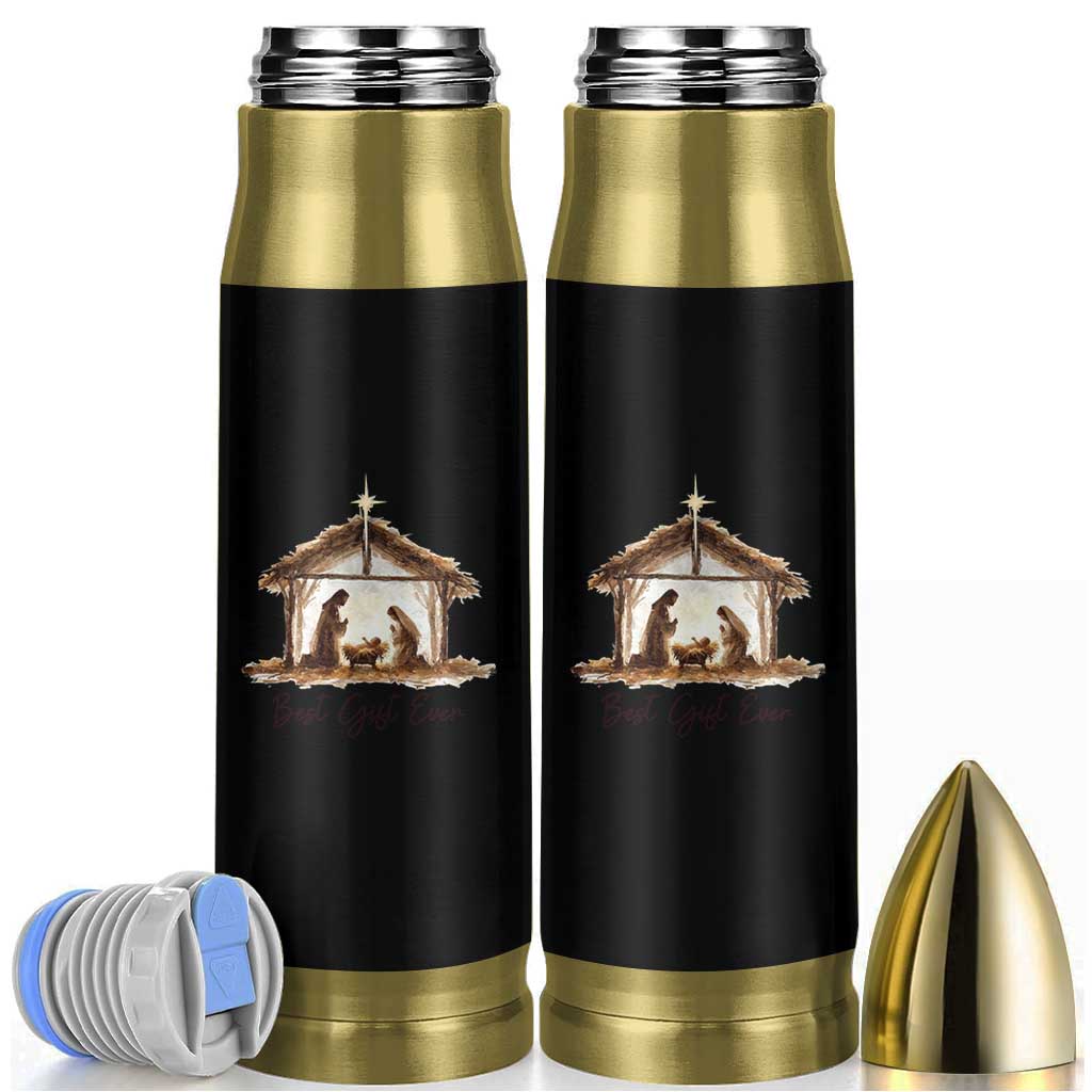 Nativity Scene Bullet Tumbler Christian Christmas Jesus Best Gift Ever - Wonder Print Shop