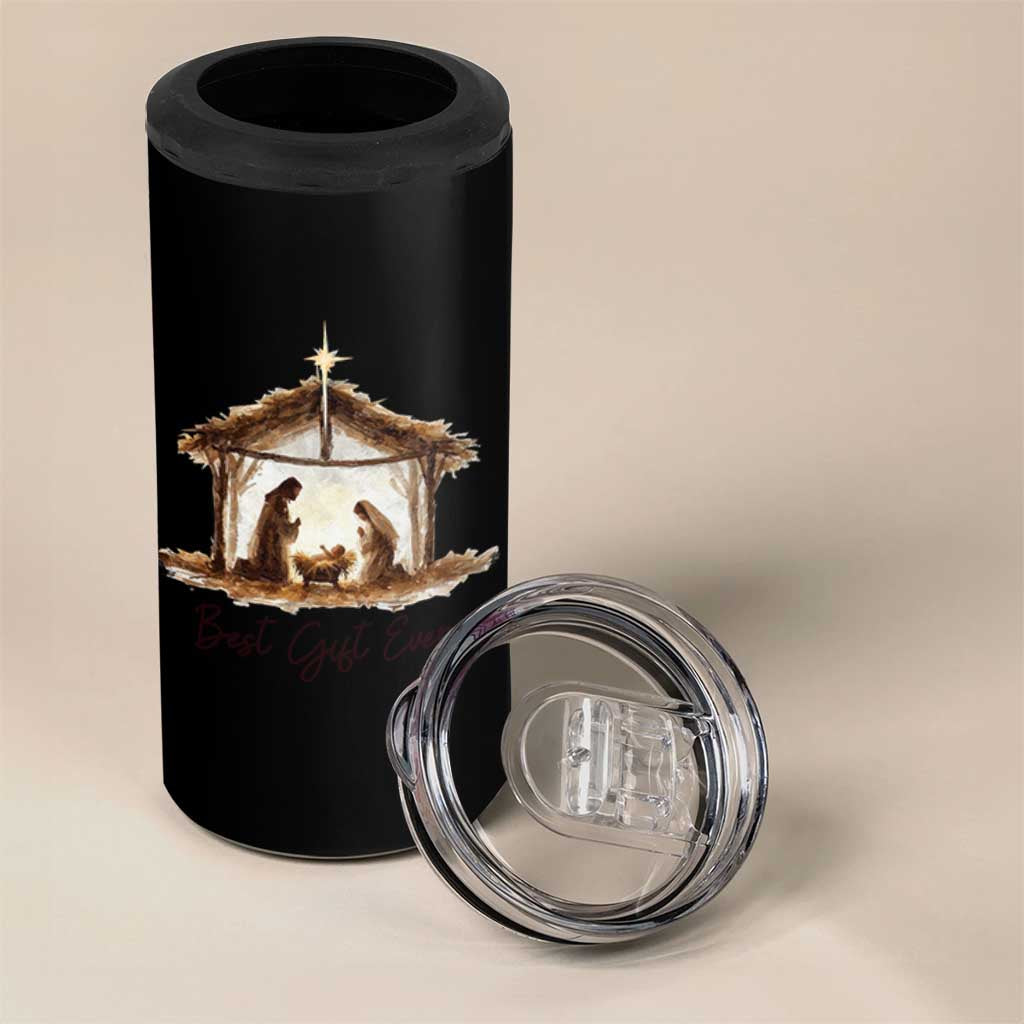 Nativity Scene 4 in 1 Can Cooler Tumbler Christian Christmas Jesus Best Gift Ever - Wonder Print Shop