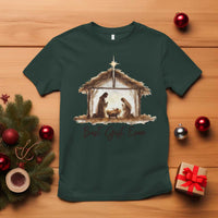 Nativity Scene T Shirt Christian Christmas Jesus Best Gift Ever - Wonder Print Shop