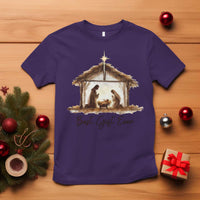 Nativity Scene T Shirt Christian Christmas Jesus Best Gift Ever - Wonder Print Shop