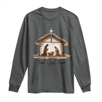 Nativity Scene Long Sleeve Shirt Christian Christmas Jesus Best Gift Ever - Wonder Print Shop