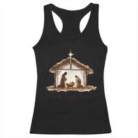 Nativity Scene Racerback Tank Top Christian Christmas Jesus Best Gift Ever - Wonder Print Shop