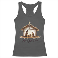 Nativity Scene Racerback Tank Top Christian Christmas Jesus Best Gift Ever - Wonder Print Shop