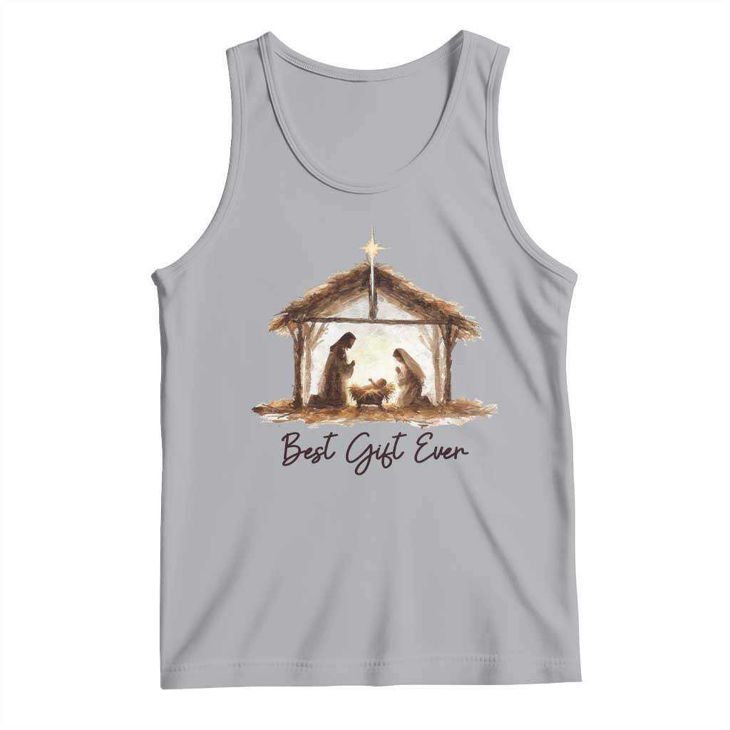 Nativity Scene Tank Top Christian Christmas Jesus Best Gift Ever - Wonder Print Shop