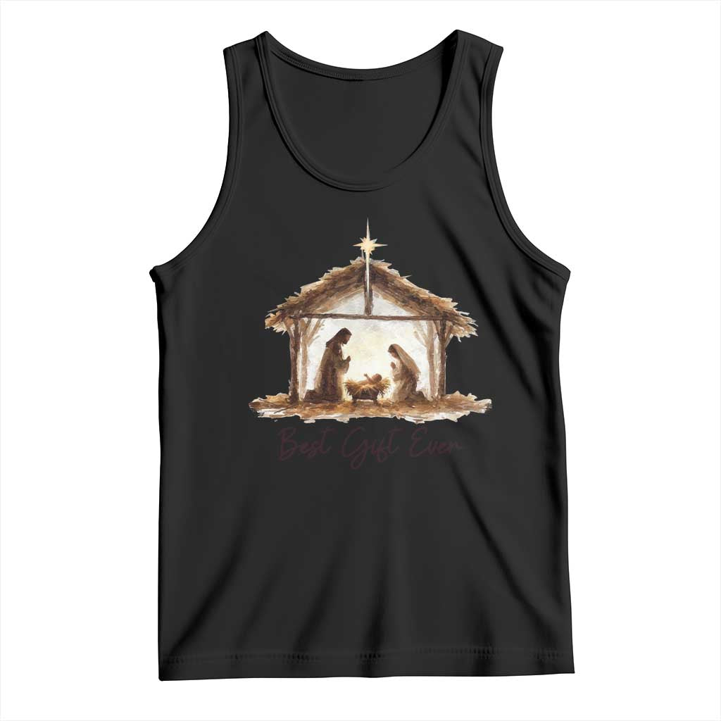 Nativity Scene Tank Top Christian Christmas Jesus Best Gift Ever - Wonder Print Shop