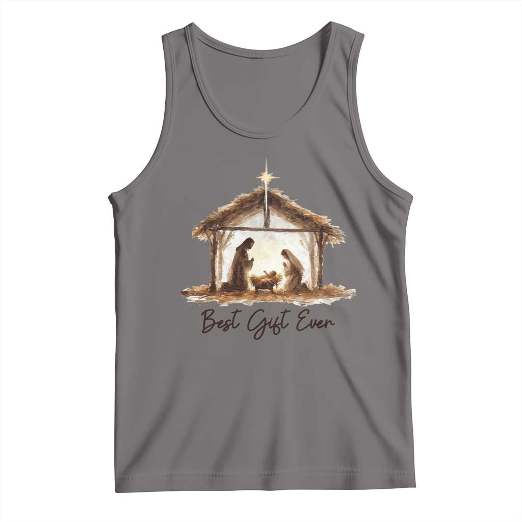 Nativity Scene Tank Top Christian Christmas Jesus Best Gift Ever - Wonder Print Shop