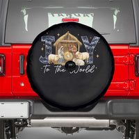 Nativity Scene Spare Tire Cover Christian Christmas Jesus Joy To The World - Wonder Print Shop
