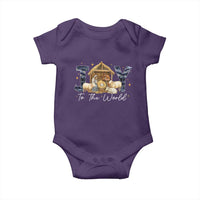 Nativity Scene Baby Onesie Christian Christmas Jesus Joy To The World - Wonder Print Shop