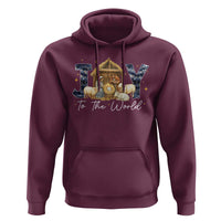 Nativity Scene Hoodie Christian Christmas Jesus Joy To The World - Wonder Print Shop