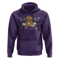 Nativity Scene Hoodie Christian Christmas Jesus Joy To The World - Wonder Print Shop