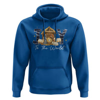 Nativity Scene Hoodie Christian Christmas Jesus Joy To The World - Wonder Print Shop