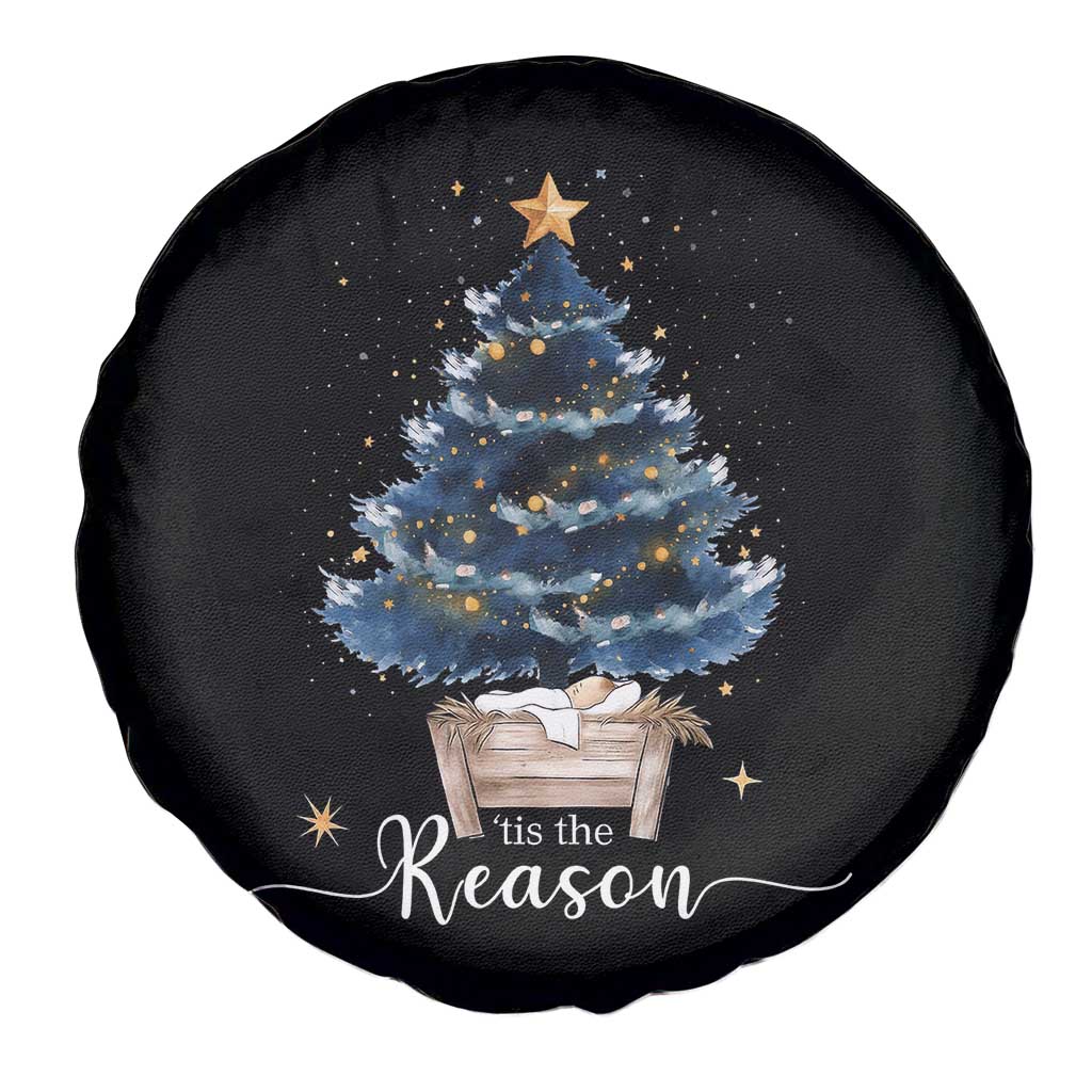 Nativity Scene Spare Tire Cover Jesus Reason Tis The Season Christian Christmas Tree - Wonder Print Shop